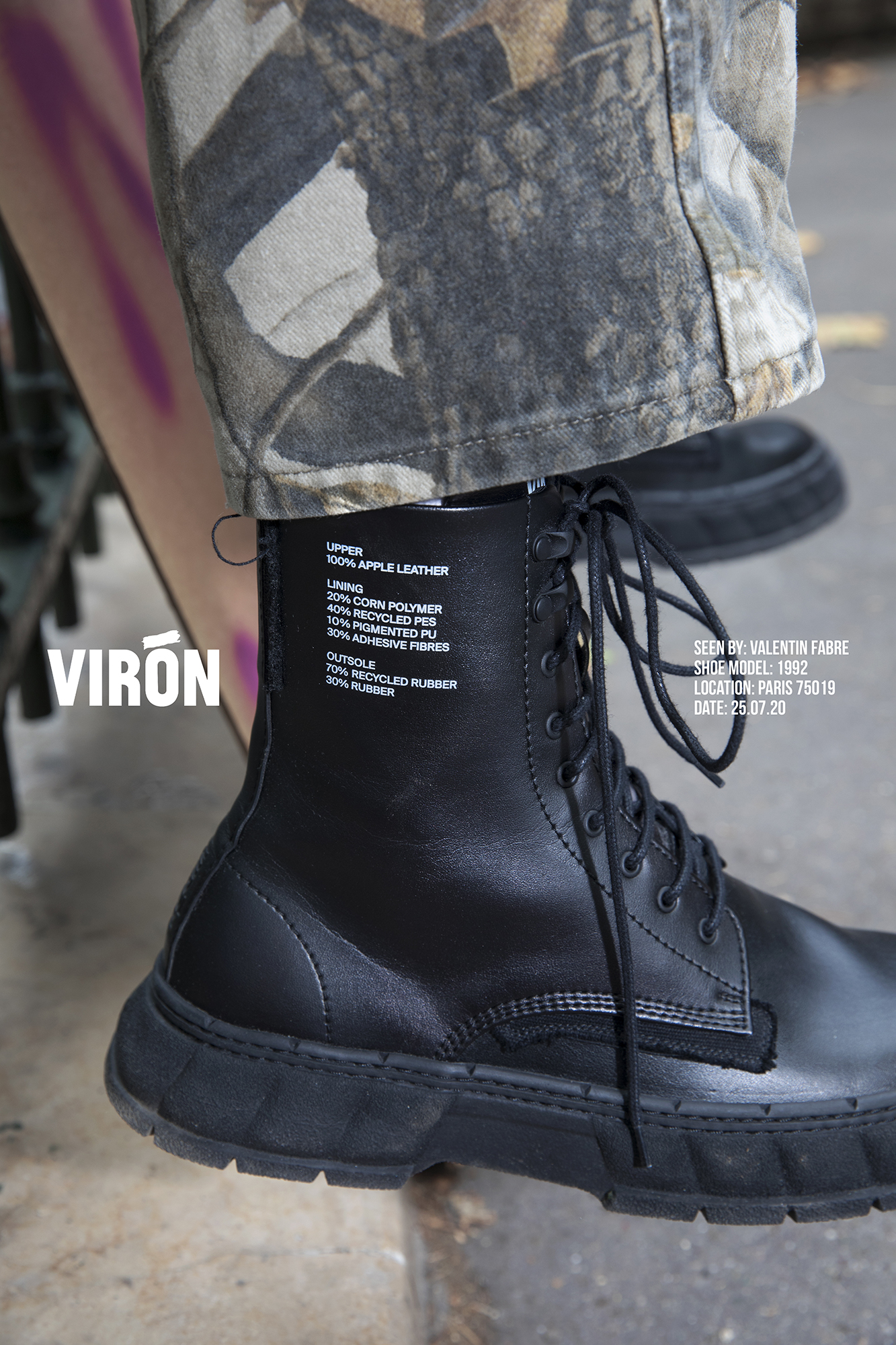 最新作特価】 ブーツ VIRON Black Apple ZOZOTOWN PayPayモール店